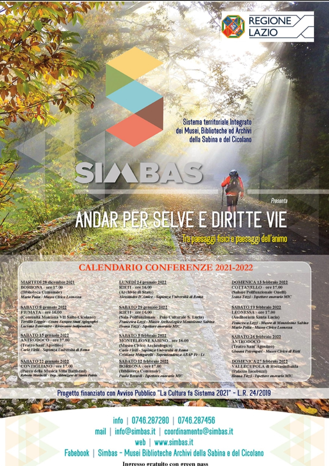 Simbas: Andar per selve e diritte vie